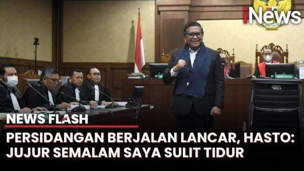 Tuding KPK Tak Manusiasi, Sekjen PDIP Hasto Curhat Sulit Tidur Jelang Sidang Tuding KPK Tak Manusiasi, Sekjen PDIP Hasto Curhat Sulit Tidur Jelang Sidang