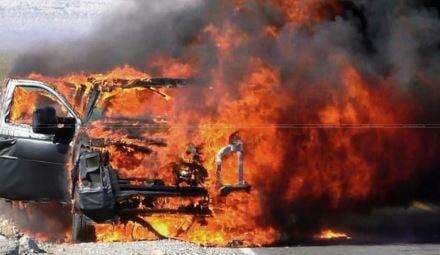 Minibus di Cakung Hangus Terbakar Diduga Gegara Korsleting Listrik