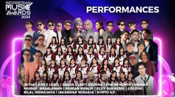 Lesti Kejora, Juicy Luicy hingga Nadhif Basalamah Akan Memeriahkan Malam Puncak Indonesian Music Awards 2024