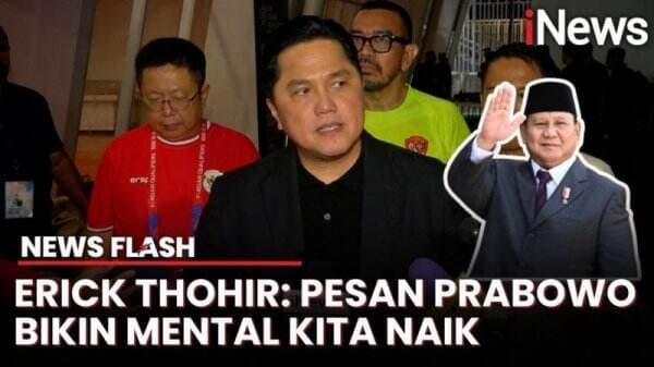 Pesan Prabowo ke Erick Thohir Setelah Timnas Indonesia Libas Arab Saudi