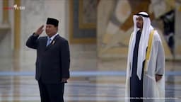 Temui Presiden UEA, Prabowo Disambut Upacara Kenegaraan di Qasr Al Watn