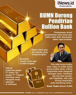 Infografis BUMN Dorong Pendirian Bullion Bank