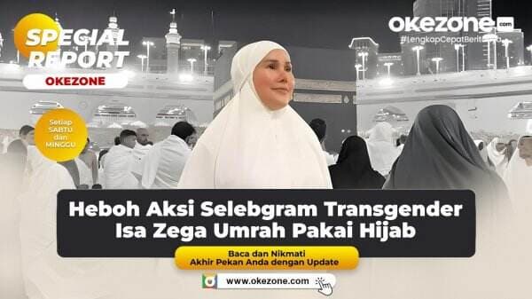 SPECIAL REPORT: Heboh Aksi Selebgram Transgender Isa Zega Umrah Pakai Hijab