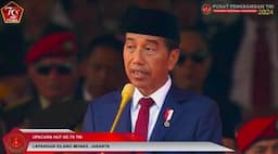 HUT Ke-79 TNI, Presiden Jokowi Puji Prabowo Mampu Memodernasi Alutsista