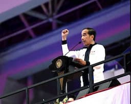 Buka Perpanas XVII, Jokowi Ajak Para Atlet Berjuang dengan Sportivitas