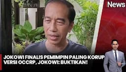 Komentar Mengejutkan Jokowi usai Masuk Nominasi Pemimpin Paling Korup di Dunia