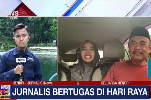 Haru! Jurnalis iNews Dihubungi Orang Tua saat Liputan, Minta Maaf Belum Bisa Pulang Haru! Jurnalis iNews Dihubungi Orang Tua saat Liputan, Minta Maaf Belum Bisa Pulang