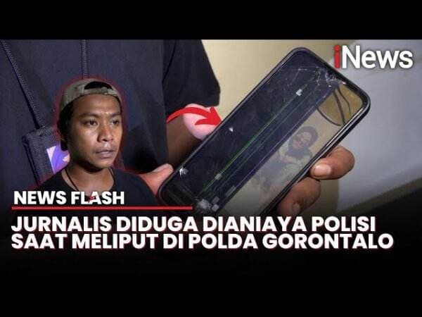 Jurnalis TV Dipukul Oknum Polisi Perwira Menengah saat Meliput Demonstrasi di Gorontalo