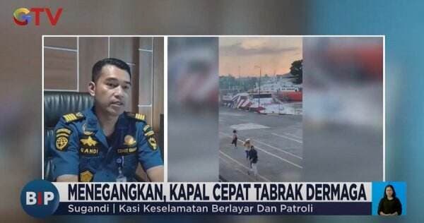 Menegangkan, Kapal Cepat Tabrak Dermaga