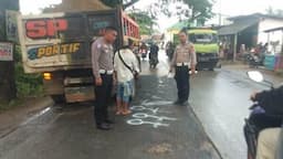 Kecelakaan Motor Bonceng 3 Tabrak Truk di Lebak, 1 Pelajar Tewas 2 Luka-Luka