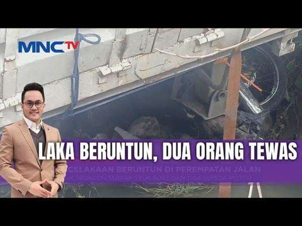 Truk Tronton Tabrak Truk Box dan 3 Motor, Dua Orang Tewas Truk Tronton Tabrak Truk Box dan 3 Motor, Dua Orang Tewas