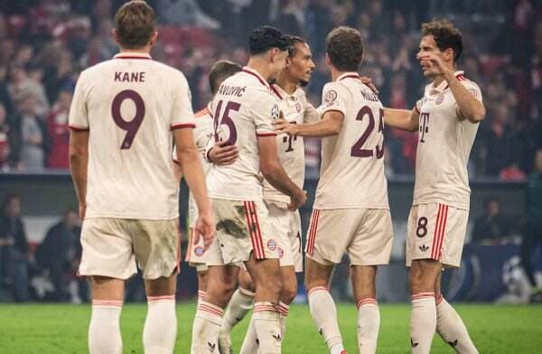 Klasemen Liga Champions 2024-2025: Bayern Munich di Puncak, Real Madrid Urutan 8!