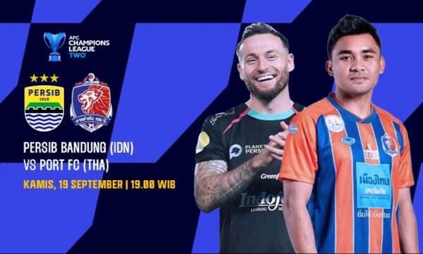 Link Live Streaming Persib Bandung vs Port FC di AFC Champions League 2 2024-2025 di Vision+