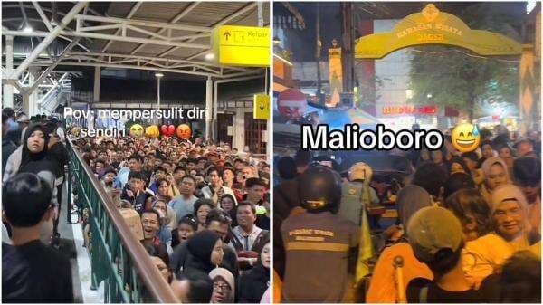 Viral Kawasan Malioboro Padat Pengunjung di Libur Lebaran, Netizen: Mending Rebahan di Rumah Viral Kawasan Malioboro Padat Pengunjung di Libur Lebaran, Netizen: Mending Rebahan di Rumah
