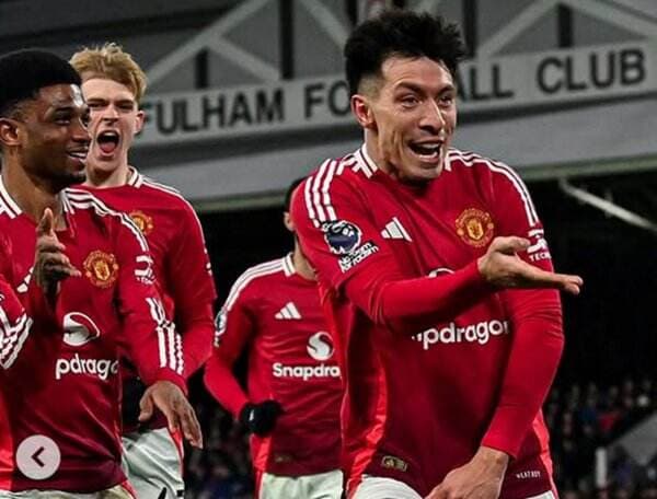 Hasil Fulham vs Manchester United di Liga Inggris 2024-2025: Lisandro Martinez Jadi Pahlawan, Setan Merah Menang 1-0!