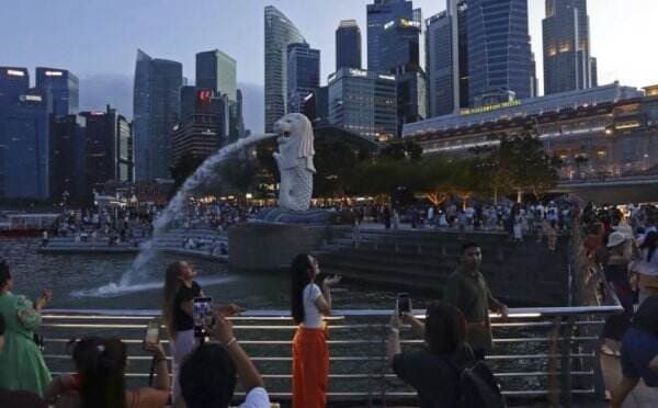 Pengumuman! Patung Merlion Ikon Singapura di Merlion Park Akan Ditutup untuk Perawatan