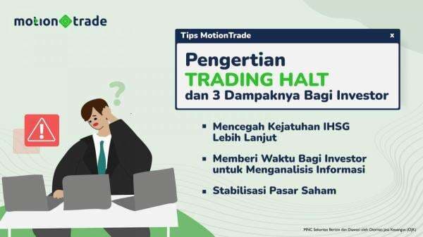 Tips MotionTrade: Arti Trading Halt dan 3 Dampaknya Bagi Investor Tips MotionTrade: Arti Trading Halt dan 3 Dampaknya Bagi Investor