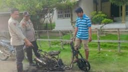 Guru di Sumenep Diadang dan Diancam Parang, Motornya Dibakar