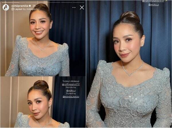 <i>Flawless</i> Banget! Intip Gaya <i>Make Up</i> Nagita Slavina di Pernikahan Zumi Zola dan Putri Zulhas