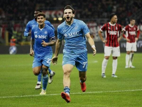 Hasil Liga Italia Semalam: AC Milan Dihajar Napoli di San Siro 