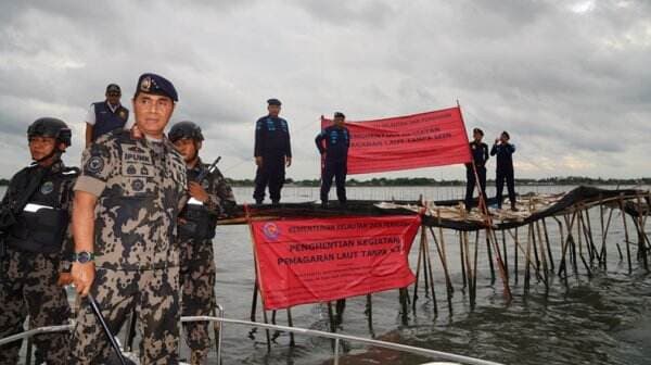 KKP bakal Ungkap Dalang di Balik Pagar Laut Sepanjang 30 Km di Laut Tangerang