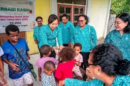 Senyum Bahagia Anak-Anak Papua Sambut Natal dan Tahun Baru 2025