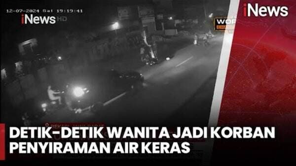 Geger Pemotor Perempuan Disiram Air Keras di Bekasi, Luka di Wajah