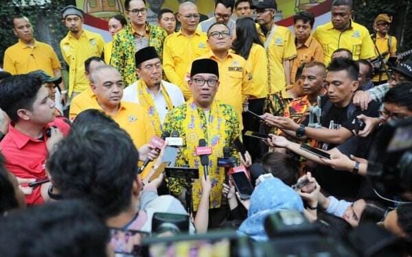 Nazar Ridwan Kamil di Markas Beringin: Hijaukan Seluruh Jalan di Jakarta