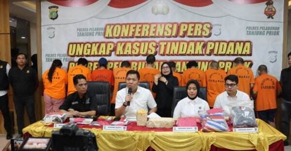 Polres Pelabuhan Tanjung Priok Bongkar 10 Kasus Menonjol Jelang Pilkada Jakarta 2024