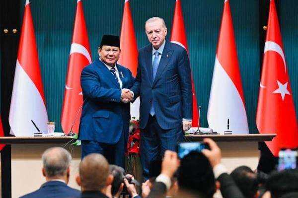 Prabowo dan Erdogan Sepakat Perkuat Kerja Sama Penanggulangan Bencana-Energi Terbarukan Prabowo dan Erdogan Sepakat Perkuat Kerja Sama Penanggulangan Bencana-Energi Terbarukan