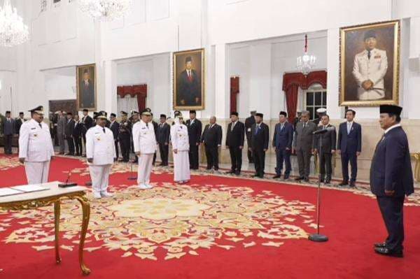 Presiden Prabowo Lantik Gubernur-Wagub Papua Pegunungan dan Babel Presiden Prabowo Lantik Gubernur-Wagub Papua Pegunungan dan Babel