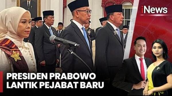 Momen Prabowo Lantik Sejumlah Pejabat, Ini Daftar Lengkapnya