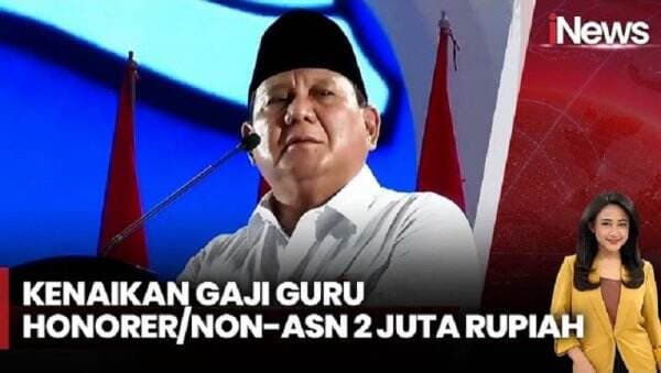 Prabowo Naikkan Gaji Guru, Segini Besarannya