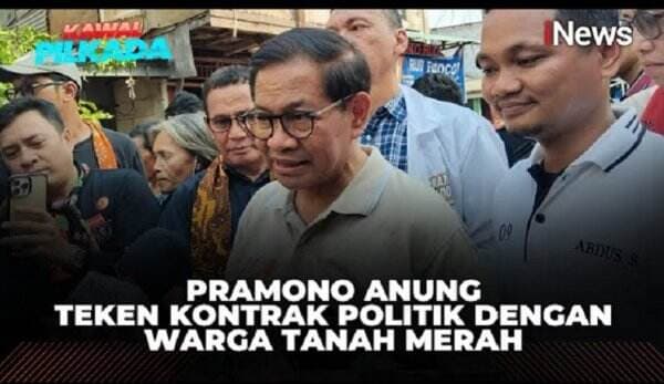 Pramono Teken Kontrak Politik dengan Warga Tanah Merah, Ini Isinya