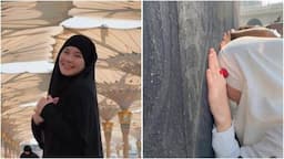 Heboh! Iris Wullur Umrah dan Pakai Hijab, Postingan Disukai Ariel Noah