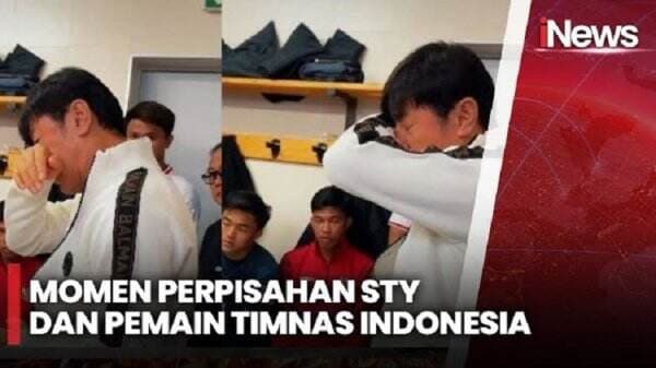 Momen Haru Shin Tae-yong Menangis Besama Penggawa Timnas Indonesia, Saling Pelukan