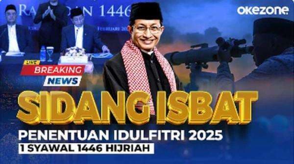 Saksikan Hasil Sidang Isbat Penentuan Idul Fitri di Portal dan Youtube Official Okezone