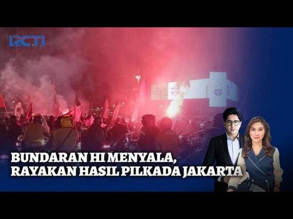 Video The Jakmania Rayakan Kemenangan Pram-Doel di Bundaran HI