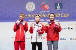 Tim Indonesia Borong Medali Seri 3 Piala Dunia Wushu Taolu 2024: 2 Emas, 3 Perak dan 2 Perunggu