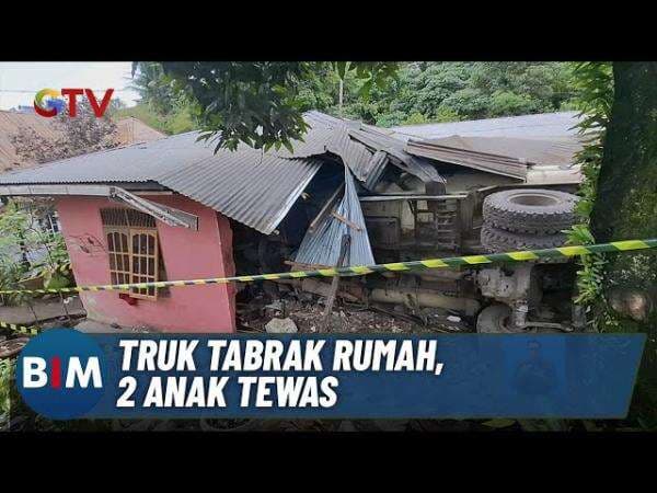 Truk Sawit Alami Rem Blong hingga Hantam Rumah, Dua Anak Tewas di Tempat Truk Sawit Alami Rem Blong hingga Hantam Rumah, Dua Anak Tewas di Tempat
