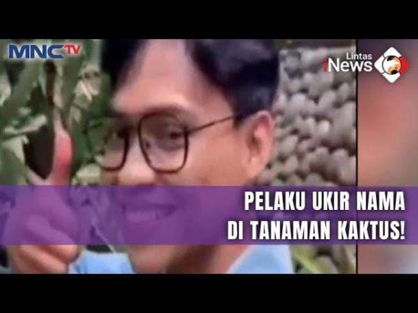 Ukir Nama di Kaktus, Dua Wisatawan di Kebun Raya Bogor Dihukum Sanksi Sosial Ukir Nama di Kaktus, Dua Wisatawan di Kebun Raya Bogor Dihukum Sanksi Sosial