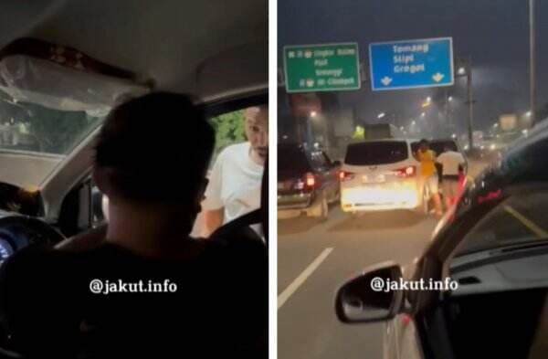 Keroyok Driver Taksi Online di Tol Kebon Jeruk, Duo Bang Jago Meringis Diciduk Buser!