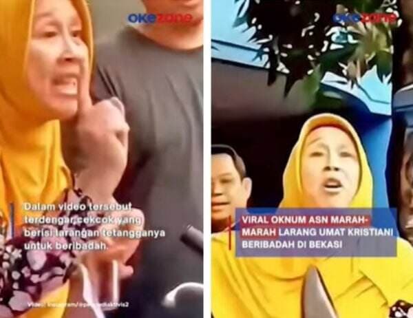 Viral! Emak-Emak ASN Ngamuk Larang Umat Kristiani Ibadah, Pj Walkot Bekasi: Kita Tindaklanjuti!