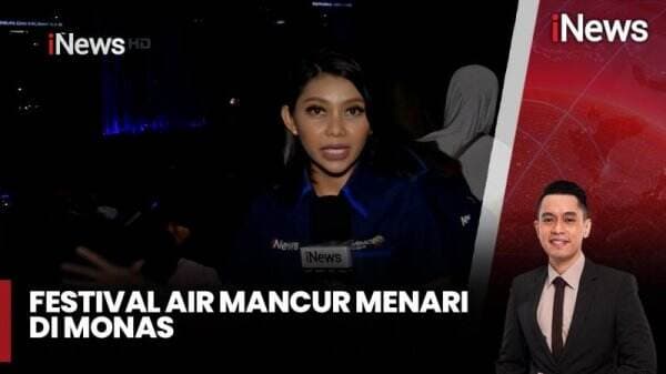 Hiburan Akhir Tahun, Ada Atraksi Air Mancur Menari dan Video Maping di Monas