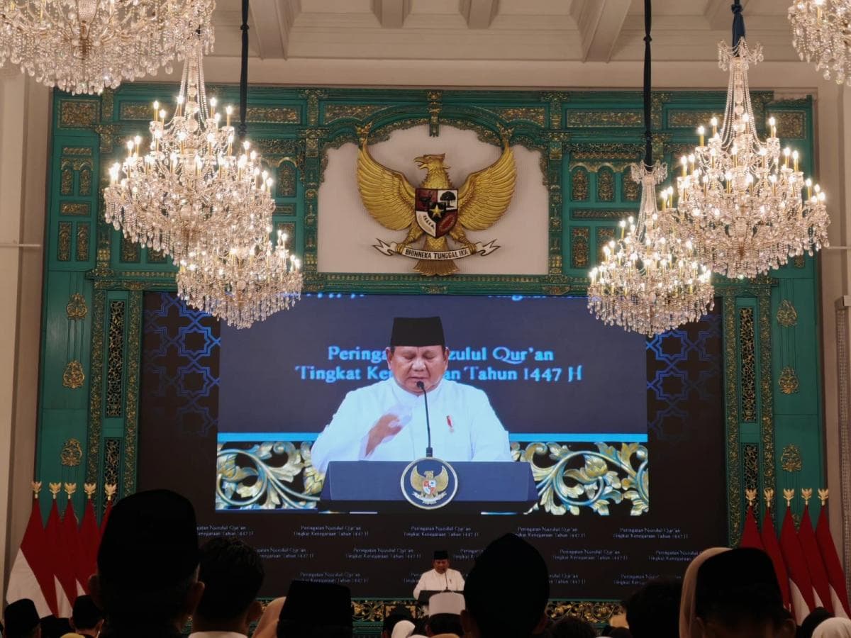 Prabowo Hadiri Nuzulul Quran di Istana Prabowo Hadiri Nuzulul Quran di Istana