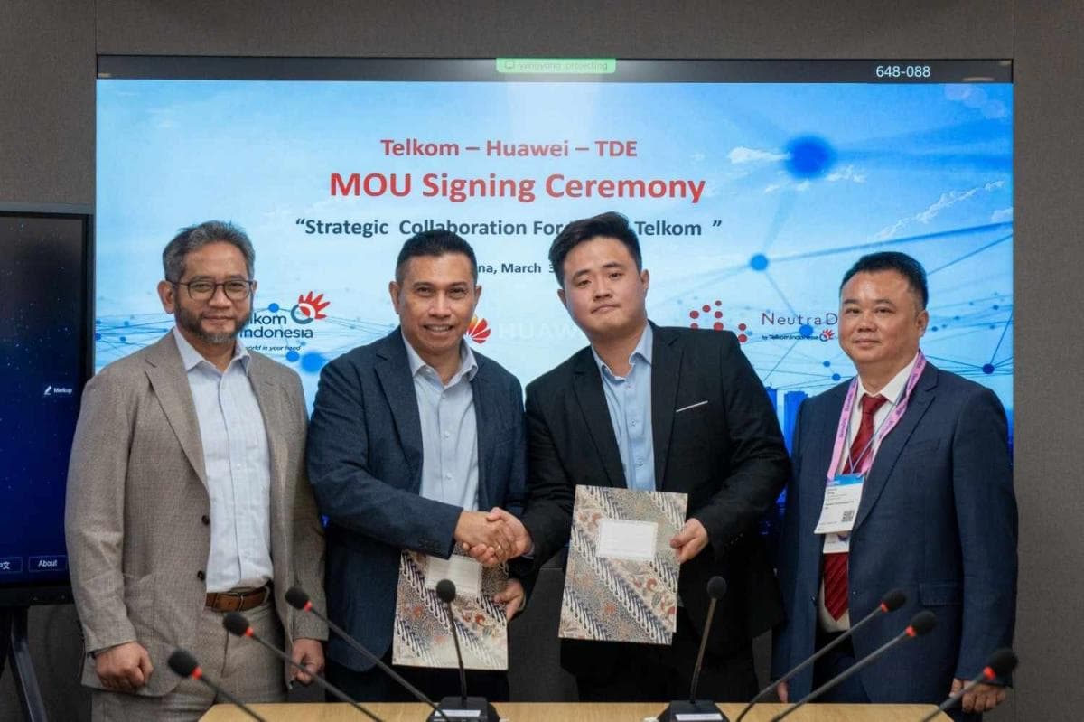 TelkomGroup dan Huawei Teken MoU Strategis Perkuat Infrastruktur Digital dan Data Center TelkomGroup dan Huawei Teken MoU Strategis Perkuat Infrastruktur Digital dan Data Center