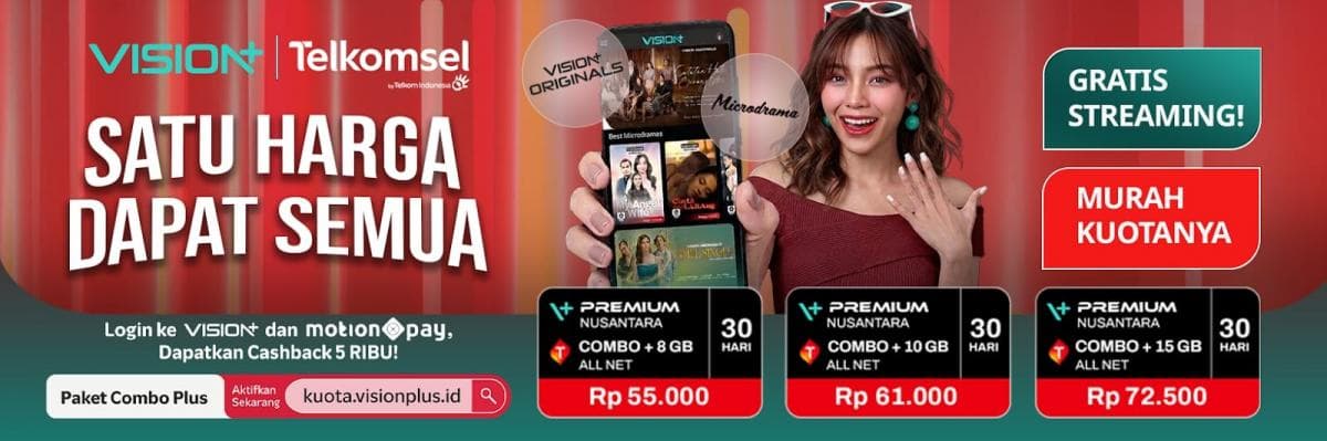 'Obat' Anti Bosan Saat Perjalanan Mudik? Cek, Combo Kuota Telkomsel Murah + Gratis Streaming Vision+ 'Obat' Anti Bosan Saat Perjalanan Mudik? Cek, Combo Kuota Telkomsel Murah + Gratis Streaming Vision+