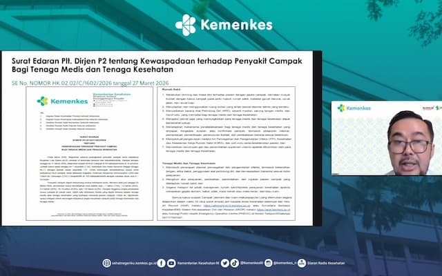 Kemenkes Terbitkan Surat Edaran Kewaspadaan Campak untuk Tenaga Medis dan Kesehatan Kemenkes Terbitkan Surat Edaran Kewaspadaan Campak untuk Tenaga Medis dan Kesehatan