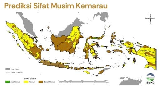 BMKG: Sebagian Besar Wilayah Indonesia Mulai Masuki Kemarau pada April-Juni 2026 BMKG: Sebagian Besar Wilayah Indonesia Mulai Masuki Kemarau pada April-Juni 2026