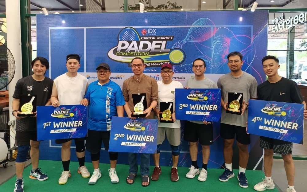 IDX Channel Capital Market Padel Competition: BCA Juara, Bank Raya Runner Up IDX Channel Capital Market Padel Competition: BCA Juara, Bank Raya Runner Up